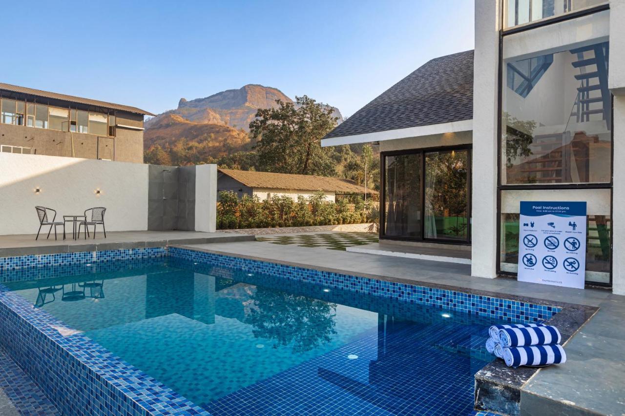Saffronstays Stargazer, Karjat - Luxury Pool Villa With Lake View Exteriör bild